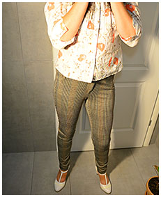 office lady pees in her pants while trying to water office plant 5