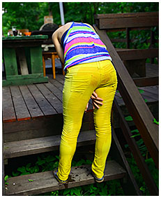 monica another wetting accident same pants 04