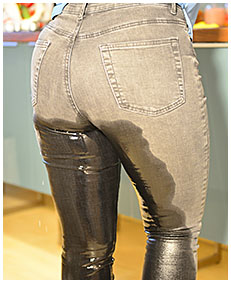 lady shiny pissed jeans 2