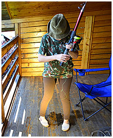 pissed herself fishing 04