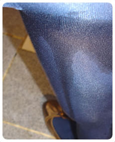 Pantyhose wetting accident