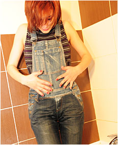 she is pissing her overalls wetting her pants peeing alice pissing in overalls 04